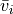 \bar{v}_i